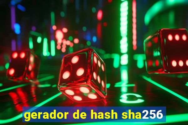 gerador de hash sha256